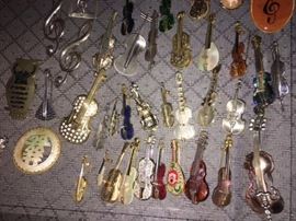 Collection of Violin Pins
