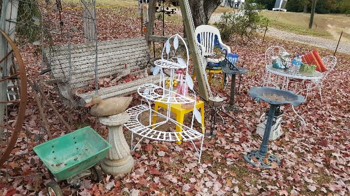 Outdoor swing and miscellaneous  items
