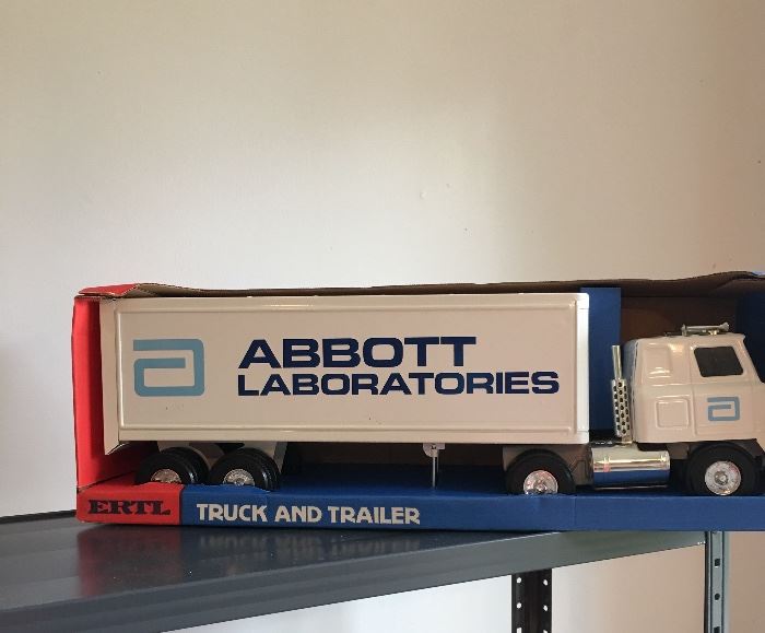  New Abbott Laboratories toy truck 