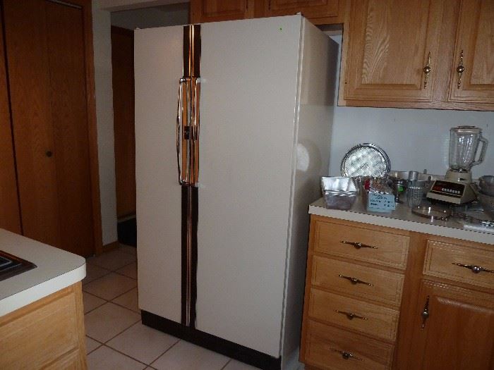 Amana 22 CF side by side refrigerator