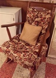 A petite Vintage Colonial Rocking Chair