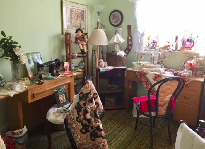 The Sewing and Vintage Linen Room
