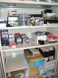 INSIDE VIEW OF STORAGE CABINET. ITEMS INSIDE ARE NOT FOR SALE.
