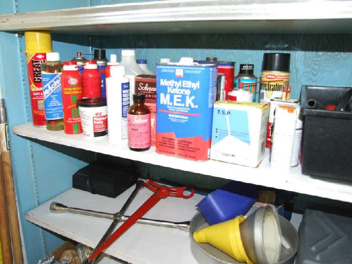 ASSORTED HOUSE HOLD CHEMICALS