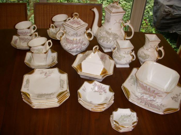 Dated 1884 set of dishes