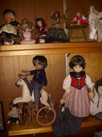 Some of the dolls.