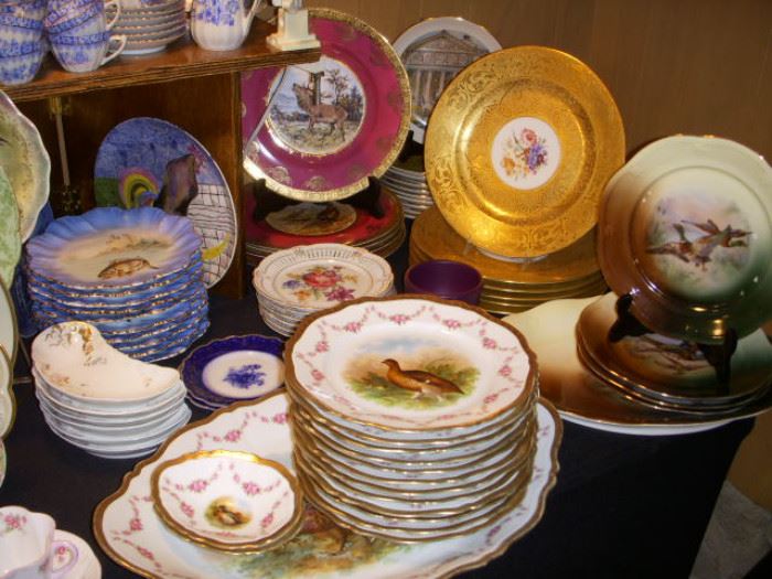 Fish, Game and other sets of plates