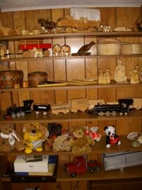 Wooden and other toys