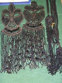 Victorian clothing beaded accents