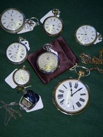 More pocket watches.  Some are Swiss