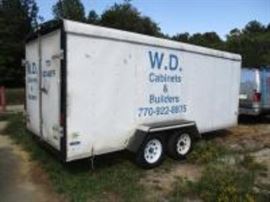 16 ft. Enclosed Dual Axle Trailer