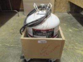 Propane Tank w/ Rolling Box