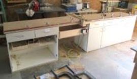 Router Table for Dado - Jamb w/ Clamps and Guides and Cabinet Storage Space