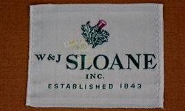 Down Cushion Sofa

Measures 31"tall x 84"wide x 36"deep. Overall excellent condition (we see one hanging thread). Made by W&J Sloane Inc. Upholstered in beautiful asian and peacock design. This sofa was kept in unused room in the house. 