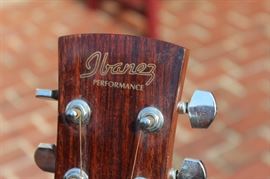 Ibanez Acoustic Guitar

Fishman Equipped Acoustic Guitar, sticker inside reads Ibanez model no. PF5CENT-1001.
Serial no. G00070967. Overall very good condition, comes with On-Stage adjustable height guitar stand as shown in pictures. Model no. 41235