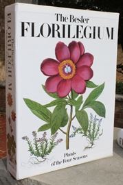 The Besler Florilegium: Plants of the Four Seasons

Very big, very heavy and in excellect condition. Published by Abrams. Printed in Italy. Copyright 1987.
English translation Copyright 1989. Covers plants from all four seasons, trees and shrubs etc. Beautifully detailed illustration. Comes with hardcover sleeve. 