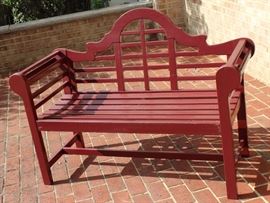 Lutyens Garden Bench

Classic, elegant and well built. From a classic design by Edwin Lutyen “Sir Edwin Landseer Lutyen (29 March 1869 – 1 January 1944) was a British architect known for imaginatively adapting traditional architectural styles to the requirements of his era.

Measures 39"tall x 54"wide x 29"deep.