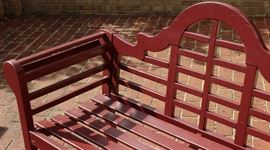 Lutyens Garden Bench

Classic, elegant and well built. From a classic design by Edwin Lutyen “Sir Edwin Landseer Lutyen (29 March 1869 – 1 January 1944) was a British architect known for imaginatively adapting traditional architectural styles to the requirements of his era.

Measures 39"tall x 54"wide x 29"deep.