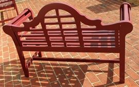 Lutyens Garden Bench

Classic, elegant and well built. From a classic design by Edwin Lutyen “Sir Edwin Landseer Lutyen (29 March 1869 – 1 January 1944) was a British architect known for imaginatively adapting traditional architectural styles to the requirements of his era.

Measures 39"tall x 54"wide x 29"deep.