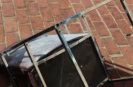 Steel Framed Dining Chair Set

8 chairs total, six without arms and two with arms (captain's chairs). Made by the Jessup Furniture Corporation. Overall very good condition, seem little used and no apparent wear or tear of the material.

All chairs measures 36"tall x 20"wide x 24 1/2"deep.