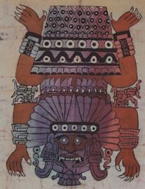 Large Aztec Batik Art Hanging

Very fine material and design. Frame measures 45 3/4"tall x 32 3/4"wide. Art and frame both in excellent condition. Made with Batik treatment. 