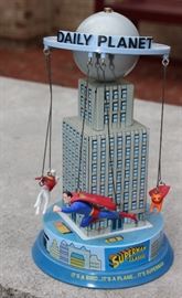 DC Comics and Daily Planet Carousel Toy

Comics include:
Batman: Armageddon 2001. Annual 1991.
Batman: Legends of the Dark Knight. Faith. Part two of three. No. 22. September 1991.
Batman: Legends of the Dark Knight. Gothic. Part one of five. No. 6. April 1990.
Batman: Legends of the Dark Knight. Gothic. Part two of five. No. 7. May 1990.
Batman: Legends of the Dark Knight. Gothic. Part four of five. No. 9. July 1990.
Batman: Legends of the Dark Knight. Gothic. Part five of five. No. 10. Auguest 1990.
Batman: Legends of the Dark Knight. Prey. Part one of five. No. 11. September 1990.
And all other issues shown in photos.

Also includes Schylling Superman Classic Carousel - DAILY PLANET Windup Tin Toy. Comics in overall very good condition. Carousel in very good condition. 