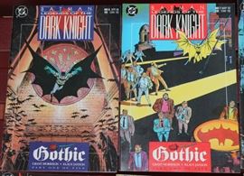 DC Comics and Daily Planet Carousel Toy

Comics include:
Batman: Armageddon 2001. Annual 1991.
Batman: Legends of the Dark Knight. Faith. Part two of three. No. 22. September 1991.
Batman: Legends of the Dark Knight. Gothic. Part one of five. No. 6. April 1990.
Batman: Legends of the Dark Knight. Gothic. Part two of five. No. 7. May 1990.
Batman: Legends of the Dark Knight. Gothic. Part four of five. No. 9. July 1990.
Batman: Legends of the Dark Knight. Gothic. Part five of five. No. 10. Auguest 1990.
Batman: Legends of the Dark Knight. Prey. Part one of five. No. 11. September 1990.
And all other issues shown in photos.

Also includes Schylling Superman Classic Carousel - DAILY PLANET Windup Tin Toy. Comics in overall very good condition. Carousel in very good condition. 