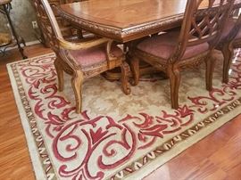 rugs throughout the home