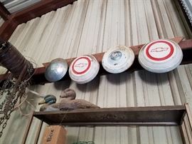 old hubcaps