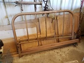 iron bed