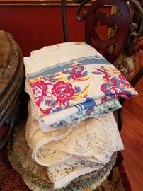 vintage tablecloths