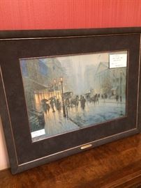 G Harvery's "Wall Street 1880" #284/100 limited edition