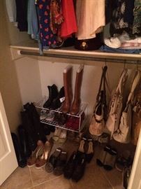 Boots, shoes, and purses