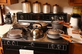 Vintage cast iron, and there's more of it than you see here.