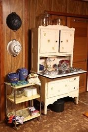 Hoosier type cupboard.