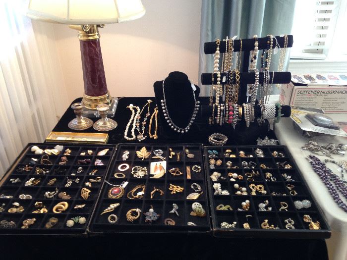 Some of the costume jewelry.  We have more that is not organized & photographed.