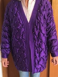 Valentino Silk quilted jacket