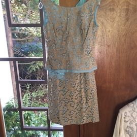 Vintage lace and beaded dress