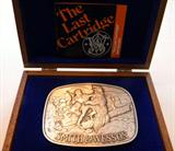 S&W The Last Cartridge Sterling Silver Belt Buckle