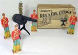MILTON BRADLEY'S RAPID FIRE CANNON TOY IN ORIGINAL BOX