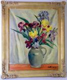 LISTED ARTIST MARTHA WALTER O/B FRAMED SLR
