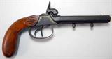 DOUBLE BARREL PERCUSSION PISTOL