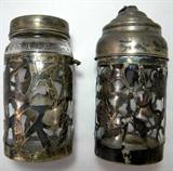 NESTLE DISPENSERS WITH 925 SILVER ORNATE COVERINGS