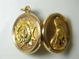 14K GOLD MARKED 30 YEARS OF SERVICE PRUDENTIAL OCCIDENTAL GROUP LOCKET