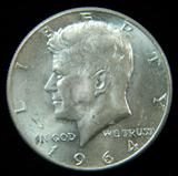 16 JFK 1964 Silver Half Dollars