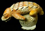 Terrific Alligator Carved Meerschaum Smoking Tobacco Pipe