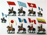 Hand Painted Lead Soldiers on Horseback