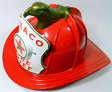 Vintage Texaco Fire Chief Toy Helmet with Speaker