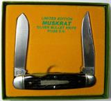 Remington Muskrat Sterling Silver Bullet Knife 1 of 5000