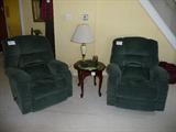 2 Lazy-boy  recliner ,End tables
